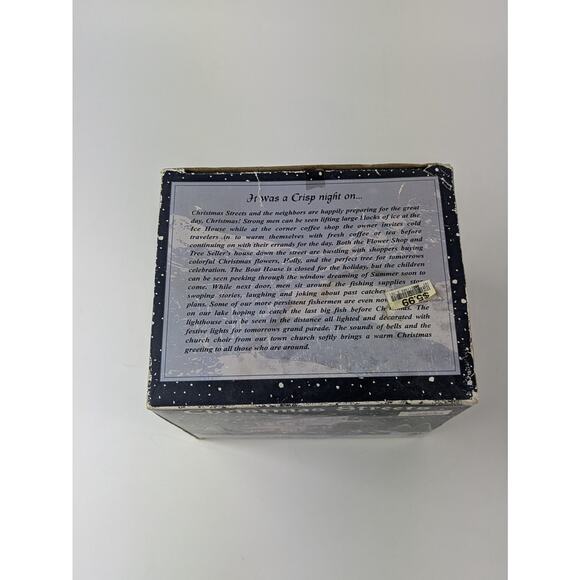 Christmas Streets Village Tally Ho Tavern Lighted Holiday Building Piece 1999 - Picture 12 of 16